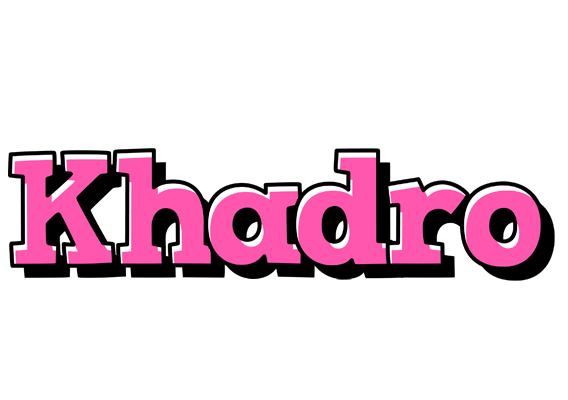 Khadro girlish logo