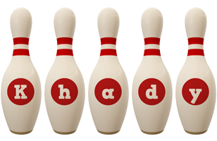 Khady bowling-pin logo