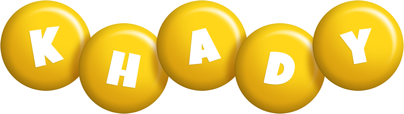 Khady candy-yellow logo