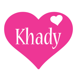 Khady love-heart logo
