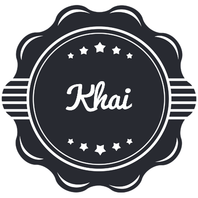 Khai badge logo