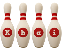 Khai bowling-pin logo