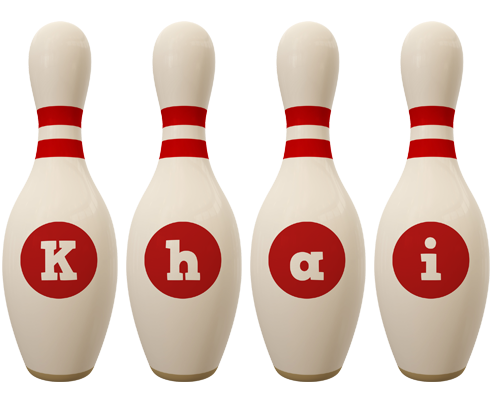 Khai bowling-pin logo