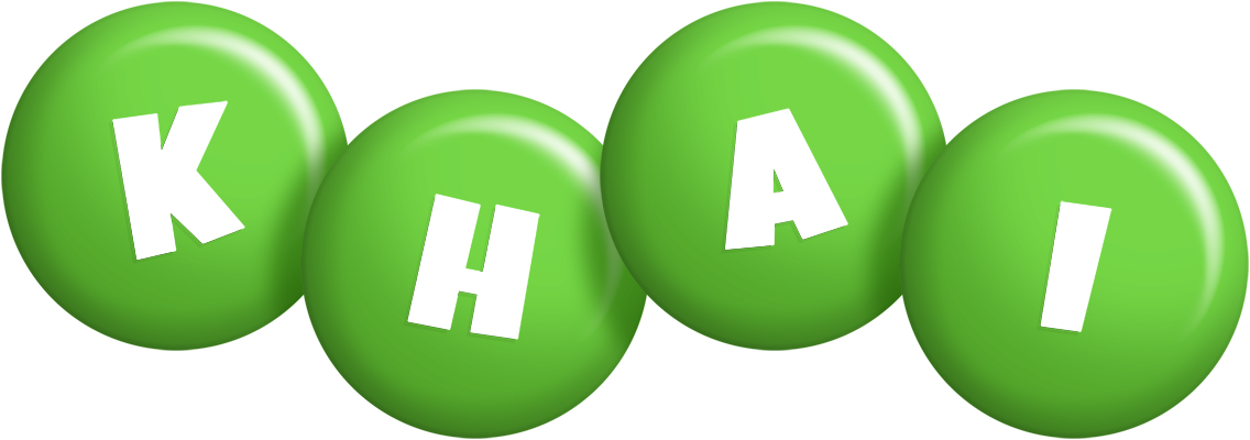 Khai candy-green logo