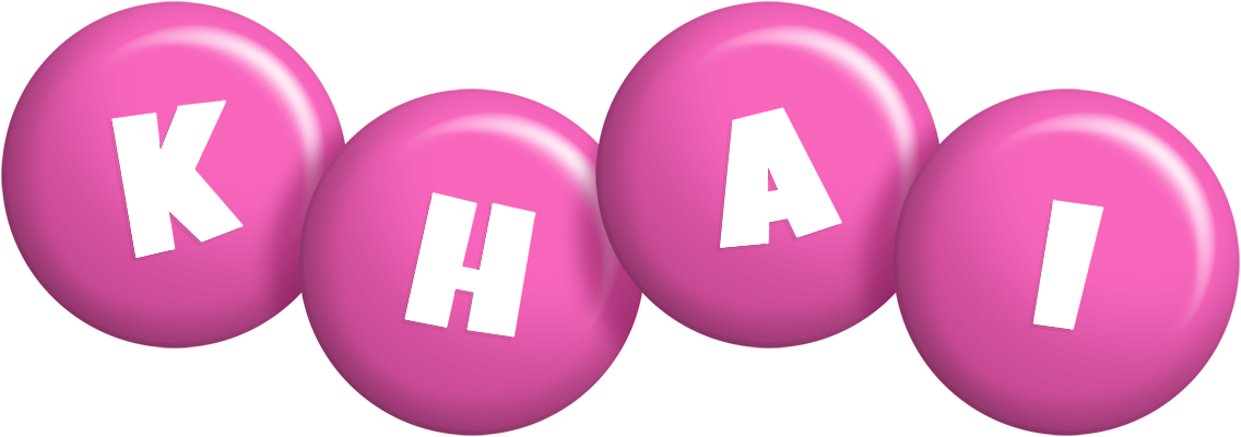 Khai candy-pink logo