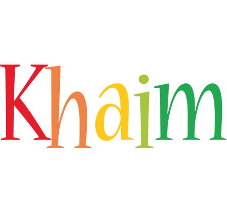 Khaim birthday logo