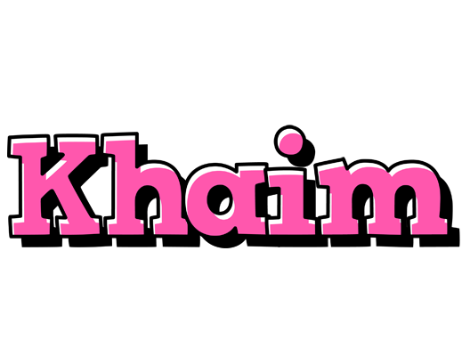 Khaim girlish logo