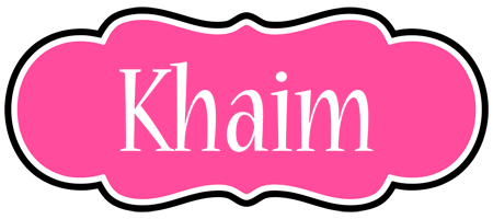 Khaim invitation logo