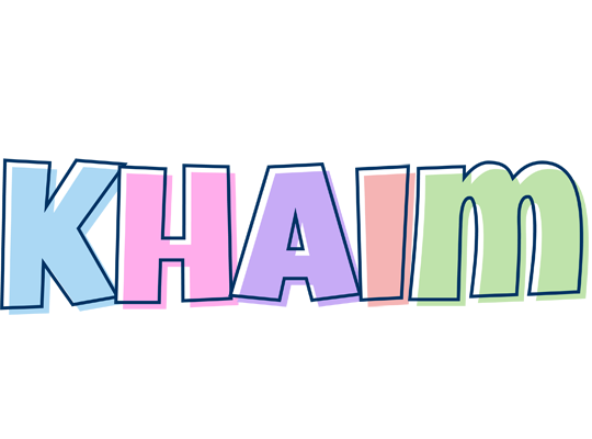Khaim pastel logo
