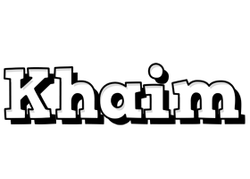 Khaim snowing logo