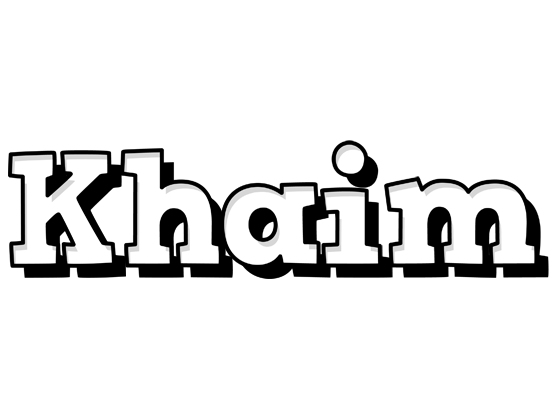 Khaim snowing logo
