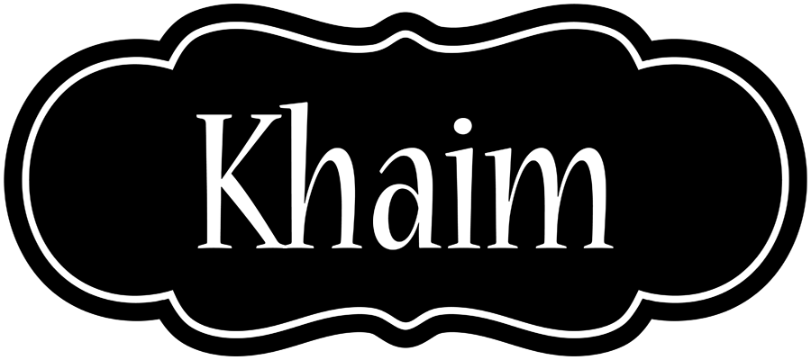 Khaim welcome logo