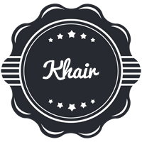 Khair badge logo