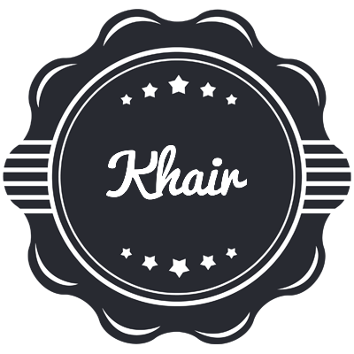 Khair badge logo