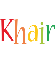 Khair birthday logo