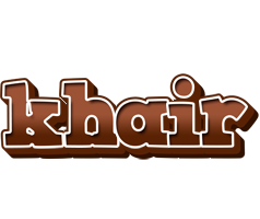 Khair brownie logo