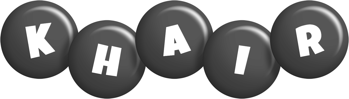 Khair candy-black logo