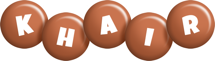 Khair candy-brown logo