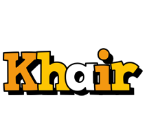 Khair cartoon logo