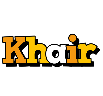 Khair cartoon logo