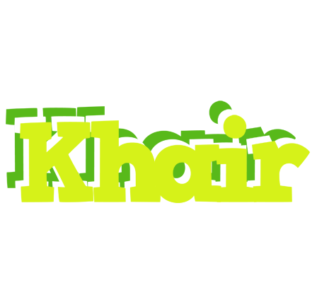 Khair citrus logo