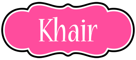 Khair invitation logo