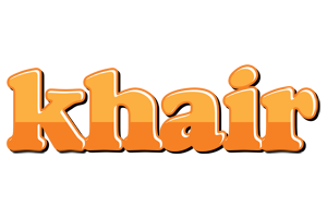 Khair orange logo