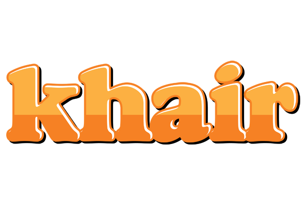 Khair orange logo