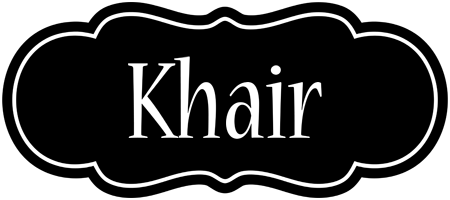 Khair welcome logo
