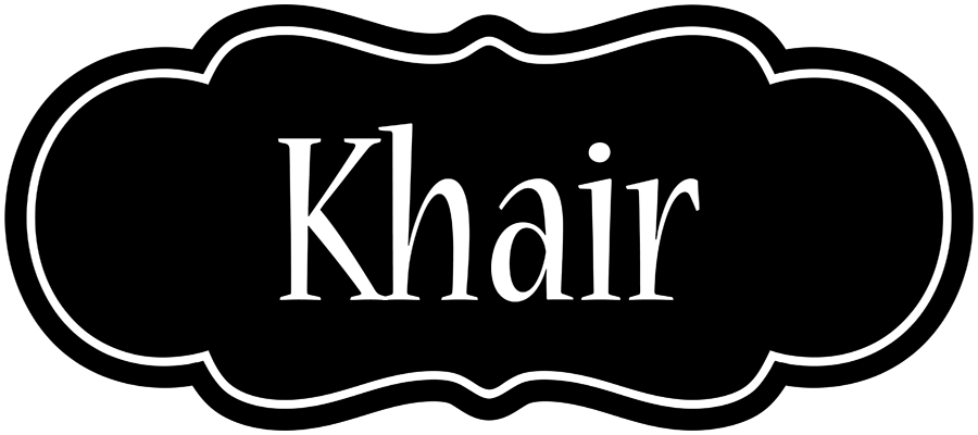 Khair welcome logo
