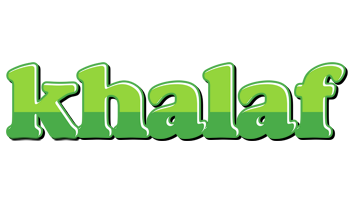 Khalaf apple logo