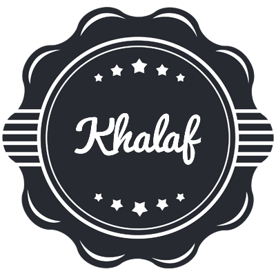 Khalaf badge logo
