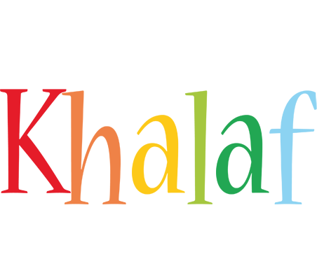 Khalaf birthday logo
