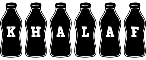 Khalaf bottle logo