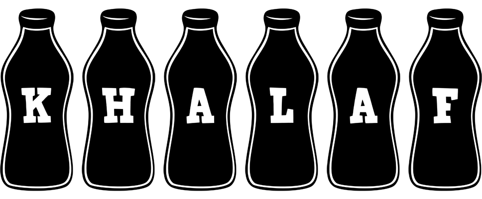 Khalaf bottle logo