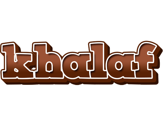 Khalaf brownie logo
