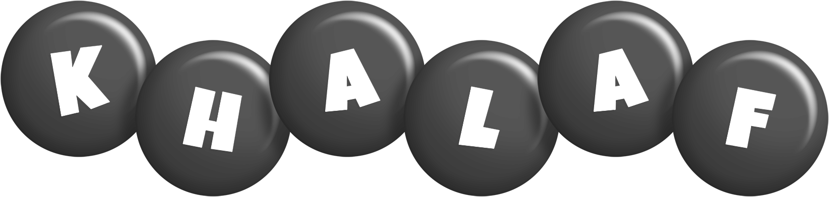Khalaf candy-black logo