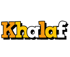 Khalaf cartoon logo