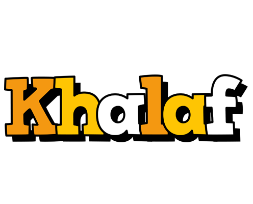 Khalaf cartoon logo