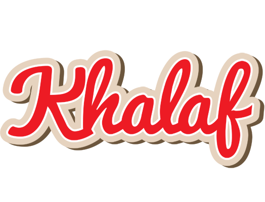 Khalaf chocolate logo