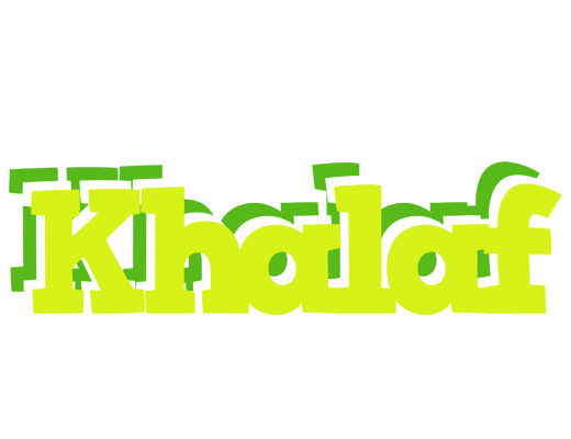 Khalaf citrus logo