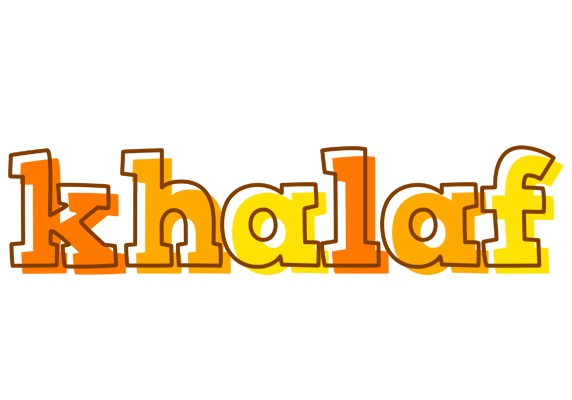 Khalaf desert logo