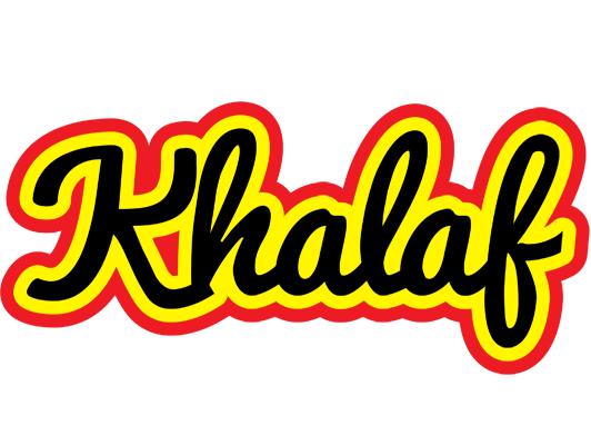 Khalaf flaming logo