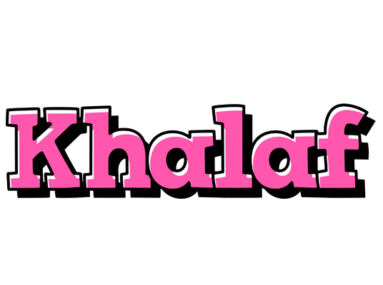 Khalaf girlish logo