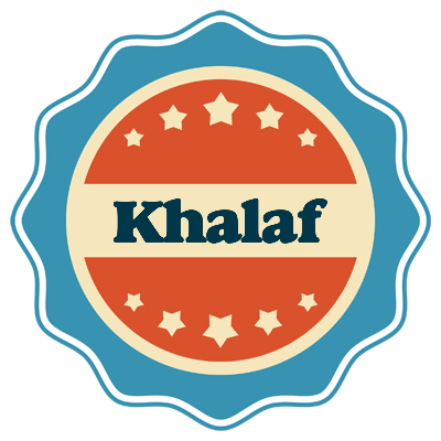 Khalaf labels logo