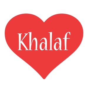 Khalaf love logo