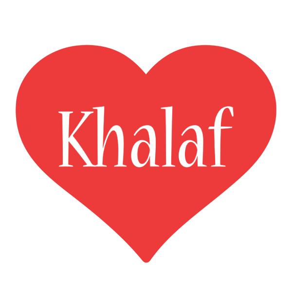 Khalaf love logo