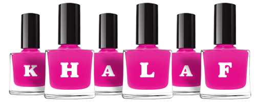 Khalaf nails logo