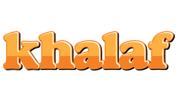 Khalaf orange logo