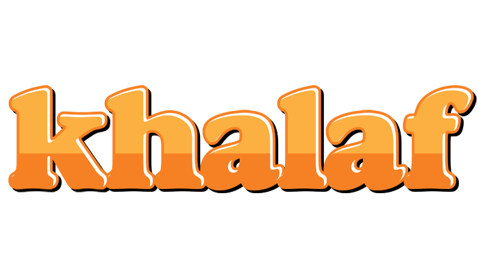 Khalaf orange logo